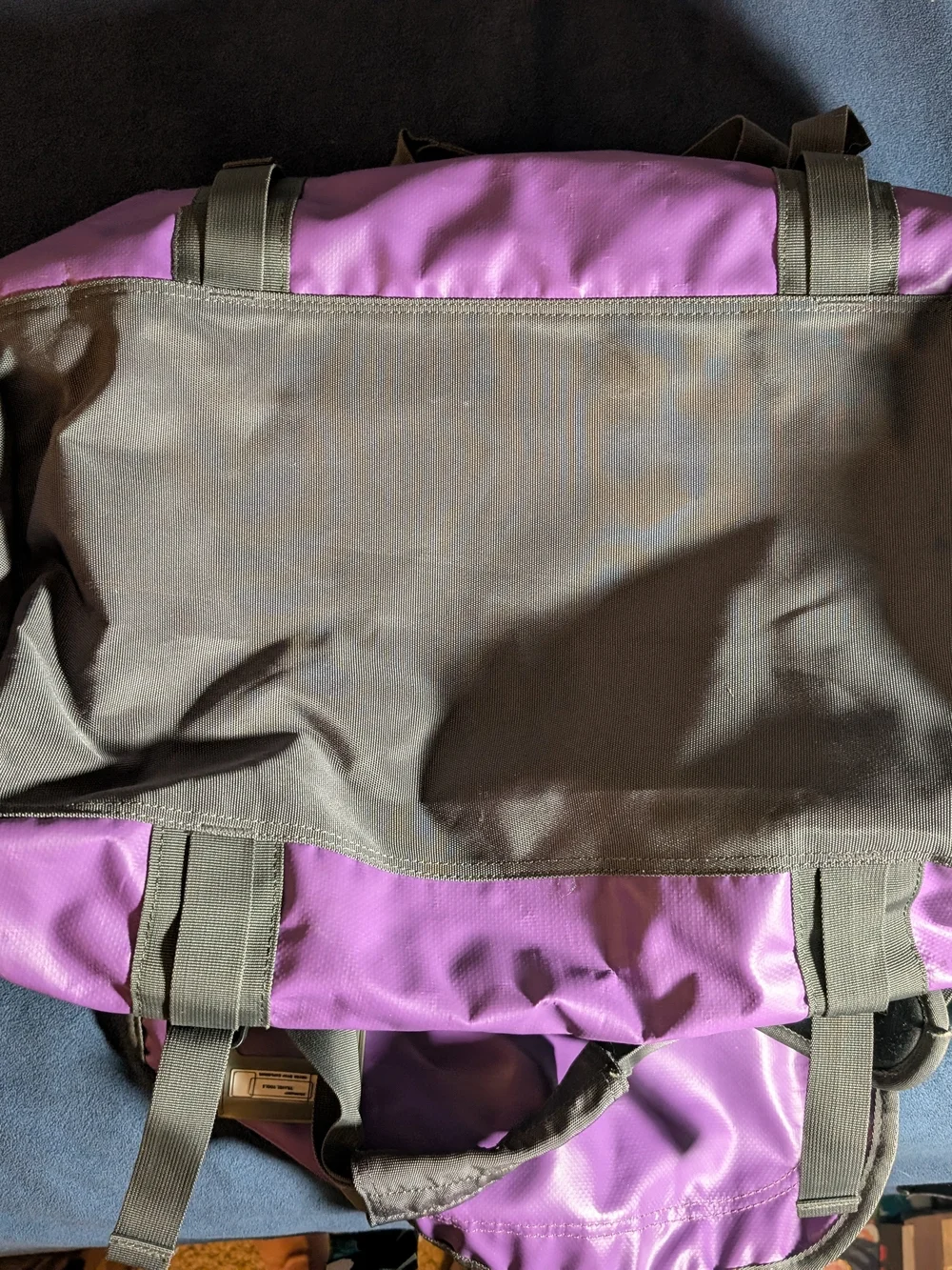The North Face Basecamp Purple Duffel Bag, Size S